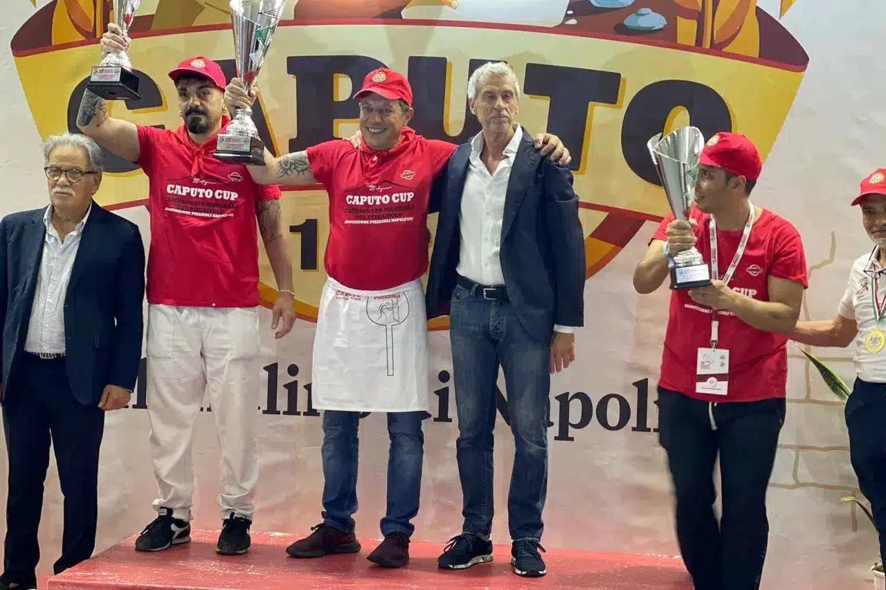 ICampionato mondiale del pizzaiuolo 2023- il podio cat. pizza classica