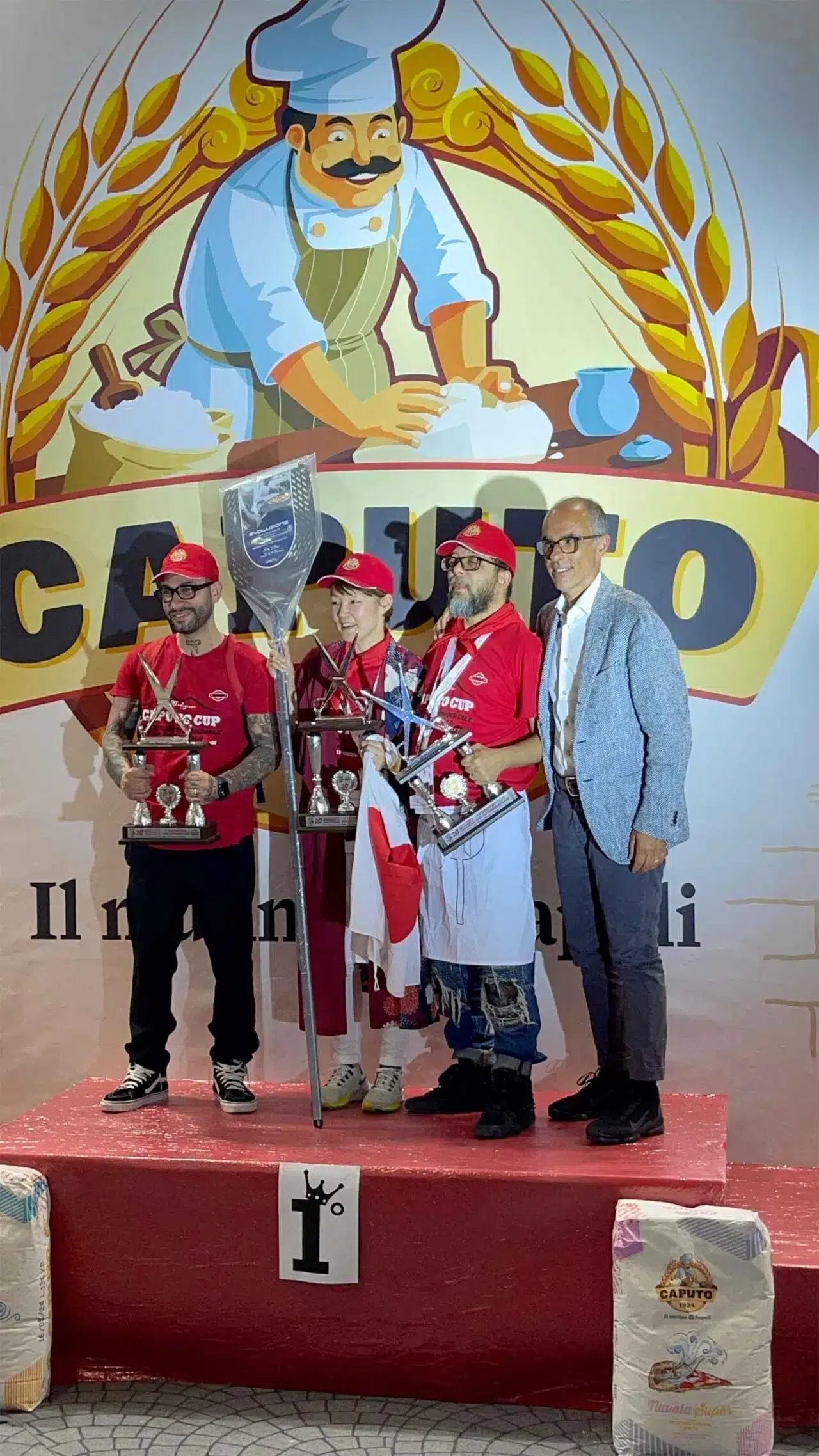 Campionato mondiale del pizzaiuolo, il podio della categoria pizza contemporanea 